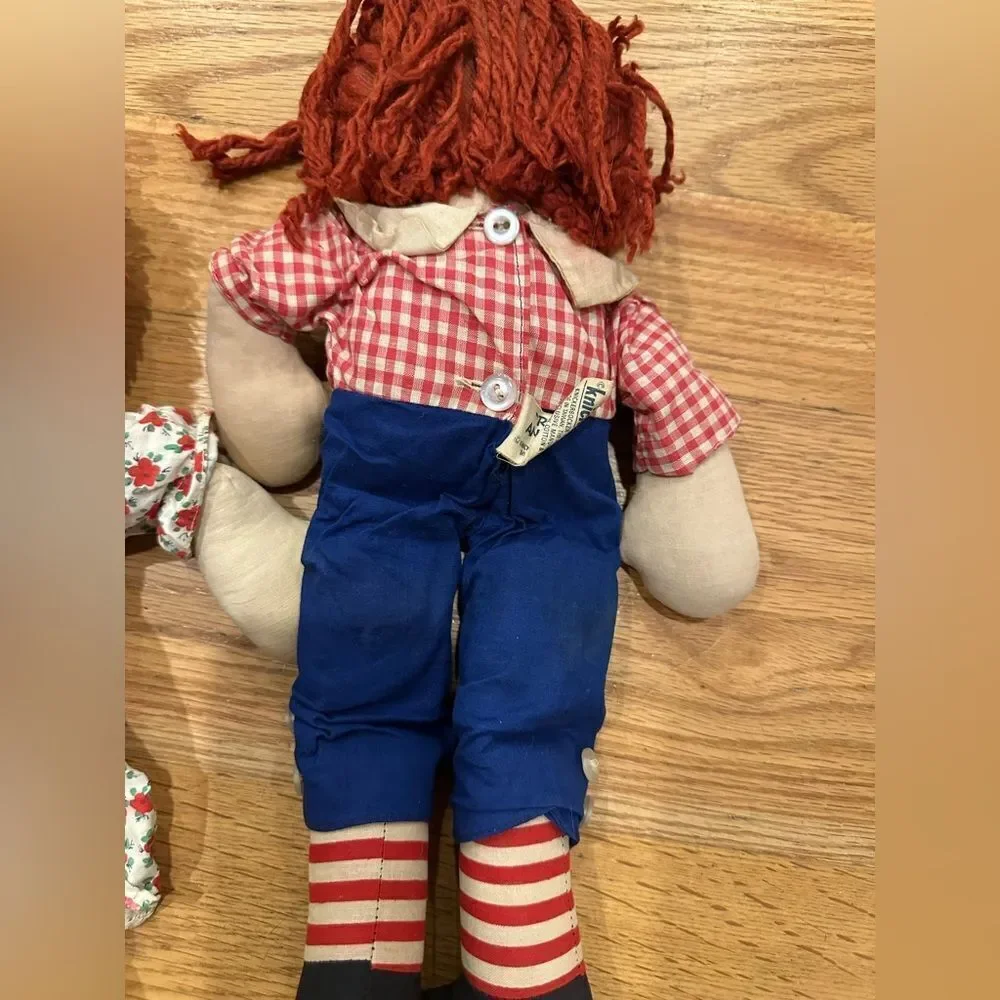Knickerbocker Raggedy Ann & Andy vintage dolls